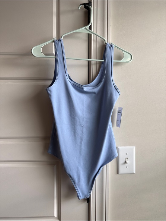 Abercrombie & Fitch Tops - Light Blue Abercrombie & Fitch Scoop Neck Bodysuit NWT